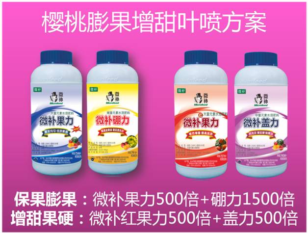 櫻桃用什么葉面肥？